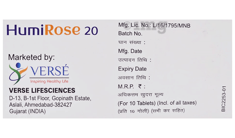 Humirose 20 Tablet image
