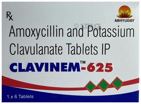 Clavinem 625 Tablet image