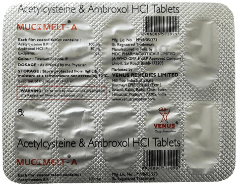 Mucomelt A Tablet image