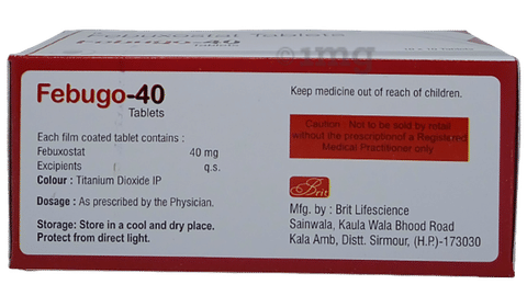 Febugo 40 Tablet image Febugo 40 Tablet image