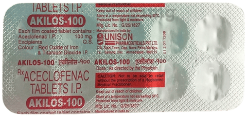 Akilos 100mg Tablet image Akilos 100mg Tablet image