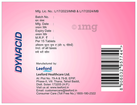 Dynacid Chewable Tablet