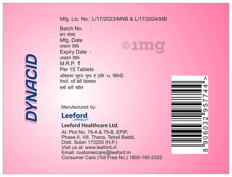Dynacid Chewable Tablet image