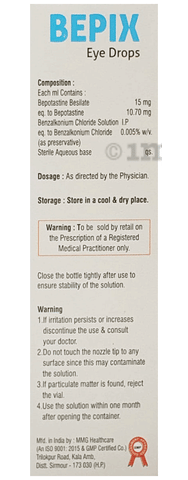 Bepix Eye Drop image Bepix Eye Drop image