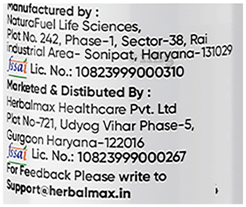 Herbal Max L-Glutathione Effervescent Tablet (15 Each) Orange No Added Sugar