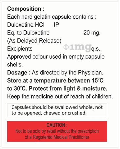 Rendulox 20 Capsule DR image