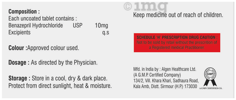 Apriace 10mg Tablet image Apriace 10mg Tablet image