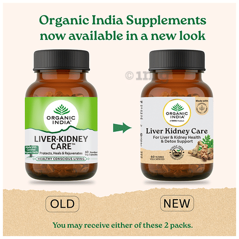 Organic India LKC (Liver Kidney Care) Capsule | For Liver Care: Buy bottle  of 60.0 capsules at best price in India | 1mg