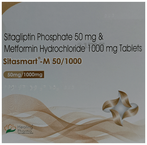 Sitasmart-M 50/1000 Tablet image Sitasmart-M 50/1000 Tablet image