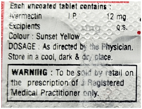 Zeemectin 12 Tablet image Zeemectin 12 Tablet image