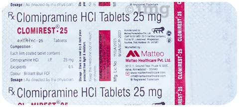 Clomirest 25 Tablet image Clomirest 25 Tablet image