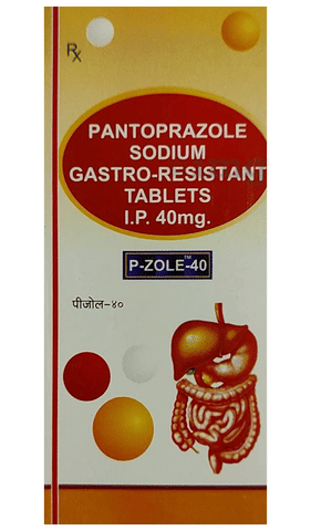 P Zole 40mg Tablet image P Zole 40mg Tablet image