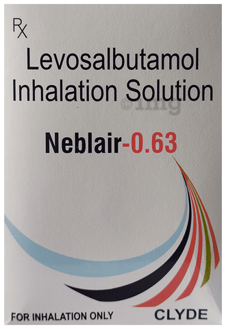 Neblair 0.63 Respules (2.5 ml Each)