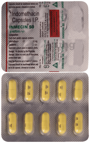 Inmecin 50mg Capsule image Inmecin 50mg Capsule image