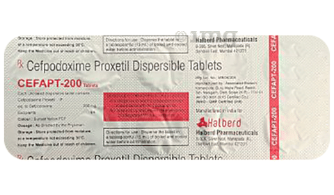 Cefapt 200 Tablet DT image