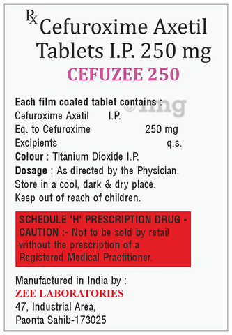 Cefuzee 250 Tablet image
