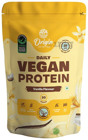 Origin Nutrition Daily Vegan Protein Powder Vanilla: Buy packet of 780 gm  Powder at best price in India | 1mg