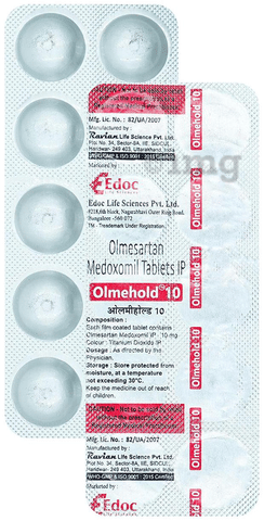 Olmehold 10mg Tablet image Olmehold 10mg Tablet image
