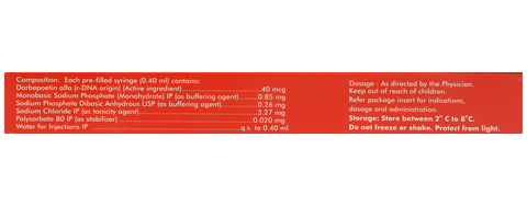 Darbosis 40 Injection image