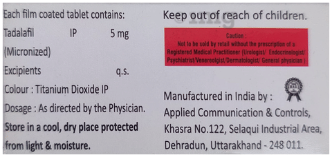 Tadrus 5 MG Tablet image