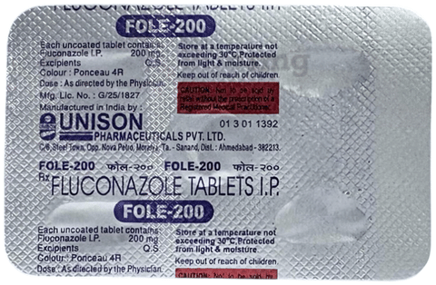 Fole 200mg Tablet image Fole 200mg Tablet image