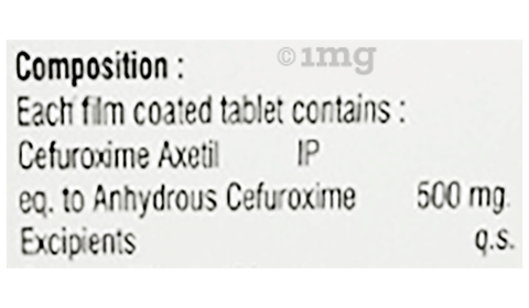 CefJust 500 Tablet image