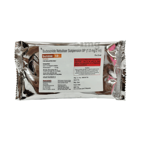 bunase 1.0 respules 2ml each