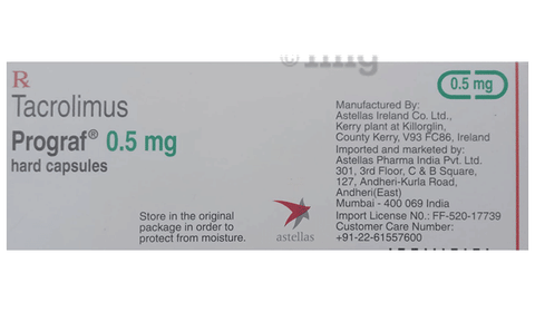 Prograf 0.5mg Hard Capsule image