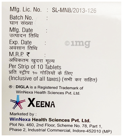 Digla M 10/1000 Tablet ER