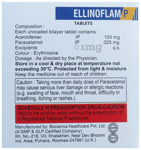 Ellinoflam P Tablet image Ellinoflam P Tablet image