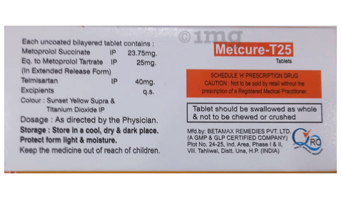 Metcure-T 25 Tablet ER image Metcure-T 25 Tablet ER image
