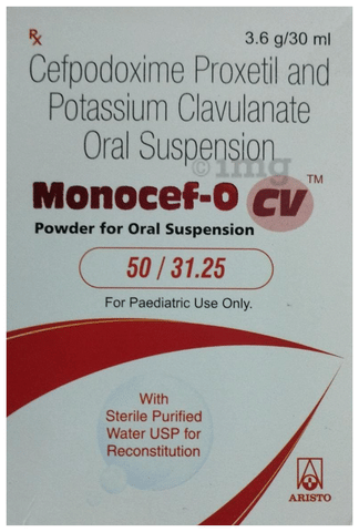 Monocef-O CV 50/31.25 Dry Syrup