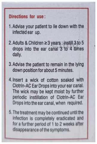 Clotrin-AC Ear Drop