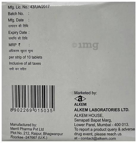 Valpex 500mg Tablet CR image