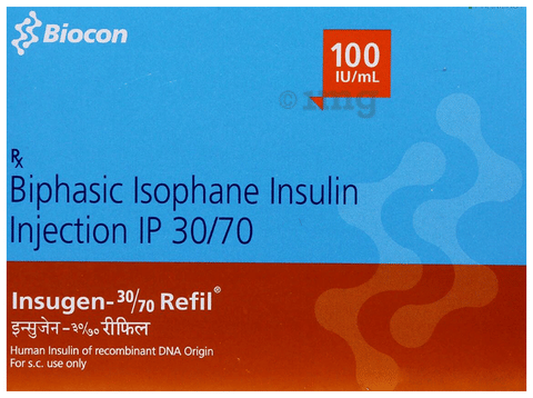 Insugen 30/70 100IU Refil Cartridge