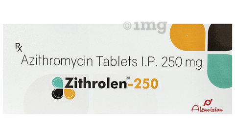Zithrolen 250 Tablet image
