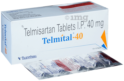 Telmital 40 Tablet image Telmital 40 Tablet image