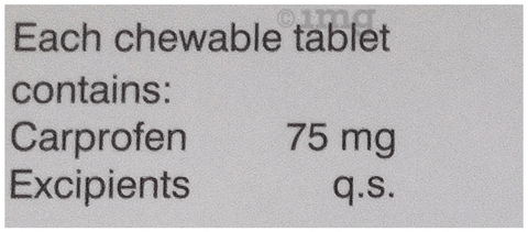 Carodyl 75 (Carprofen) Dog Tablet image Carodyl 75 (Carprofen) Dog Tablet image