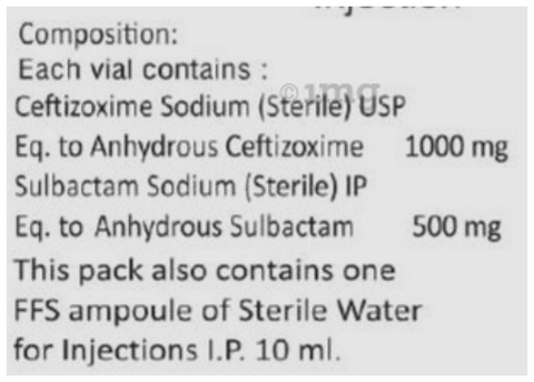 Cefzoxin-SB Injection image