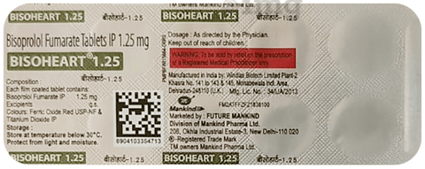 Bisoheart 1.25 Tablet image