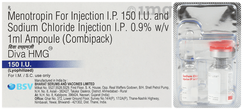 Diva Hmg 150i.u Injection image Diva Hmg 150i.u Injection image