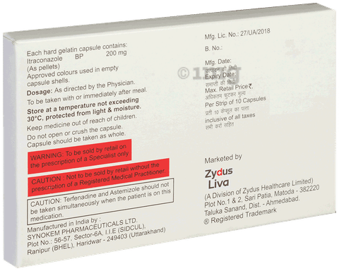 Mycoclear 200 Capsule image