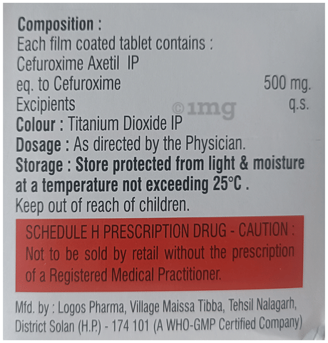 Roundcef 500 Tablet image