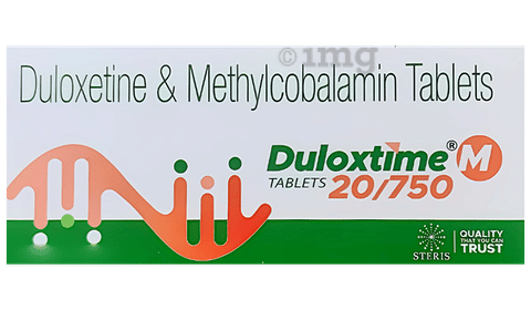 Duloxtime M 20/750 Tablet image Duloxtime M 20/750 Tablet image