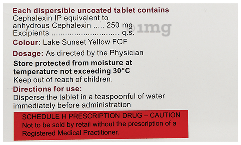 Cephadex 250 Tablet DT image Cephadex 250 Tablet DT image