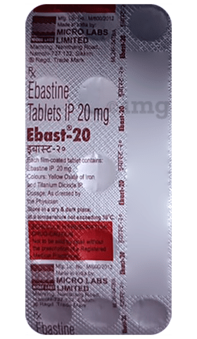Ebast 20 Tablet image