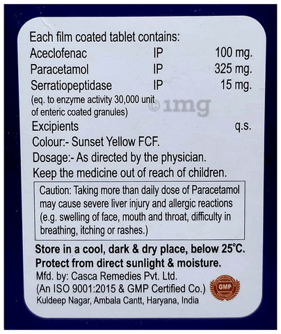 Clonadol-SP Tablet image