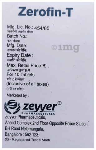 Zerofin-T Tablet