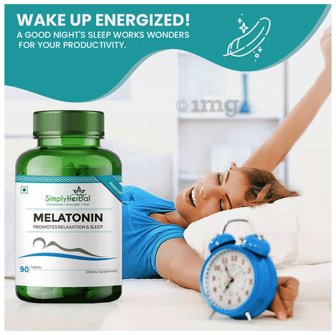 Simply Herbal Melatonin Tablet image