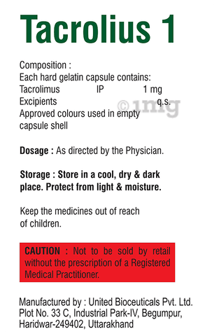 Tacrolius 1 Capsule image